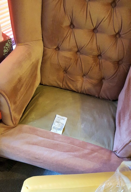 The Saga of Dyeing an Upholstered Chair - Teadoddles