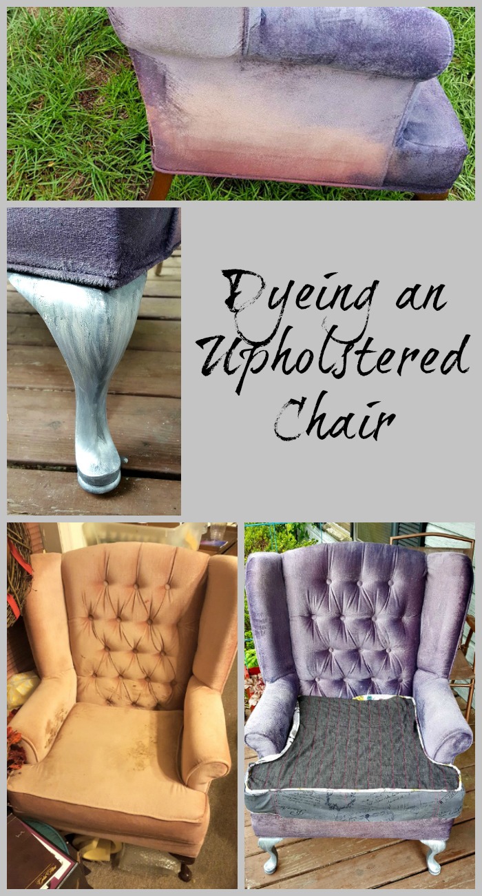 The Saga Of Dyeing An Upholstered Chair Teadoddles - How To Dye Furniture Fabric