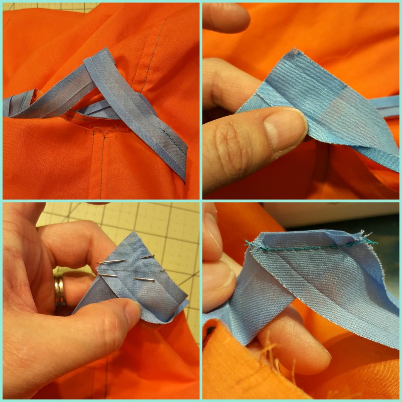Finishing Necklines & Arm Holes with Bias Binding - Teadoddles