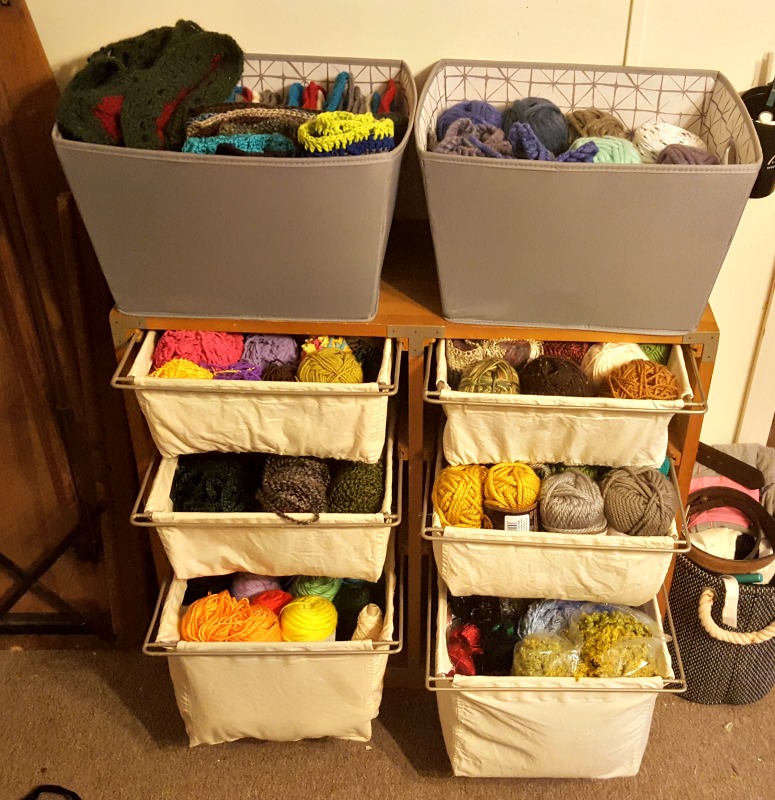Organizing the Maker Stashes ~ Yarn and Thread - Teadoddles