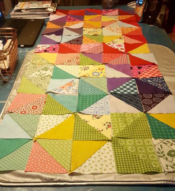 Finished Flimsy ~ Postcard from Sweden Quilt - Teadoddles