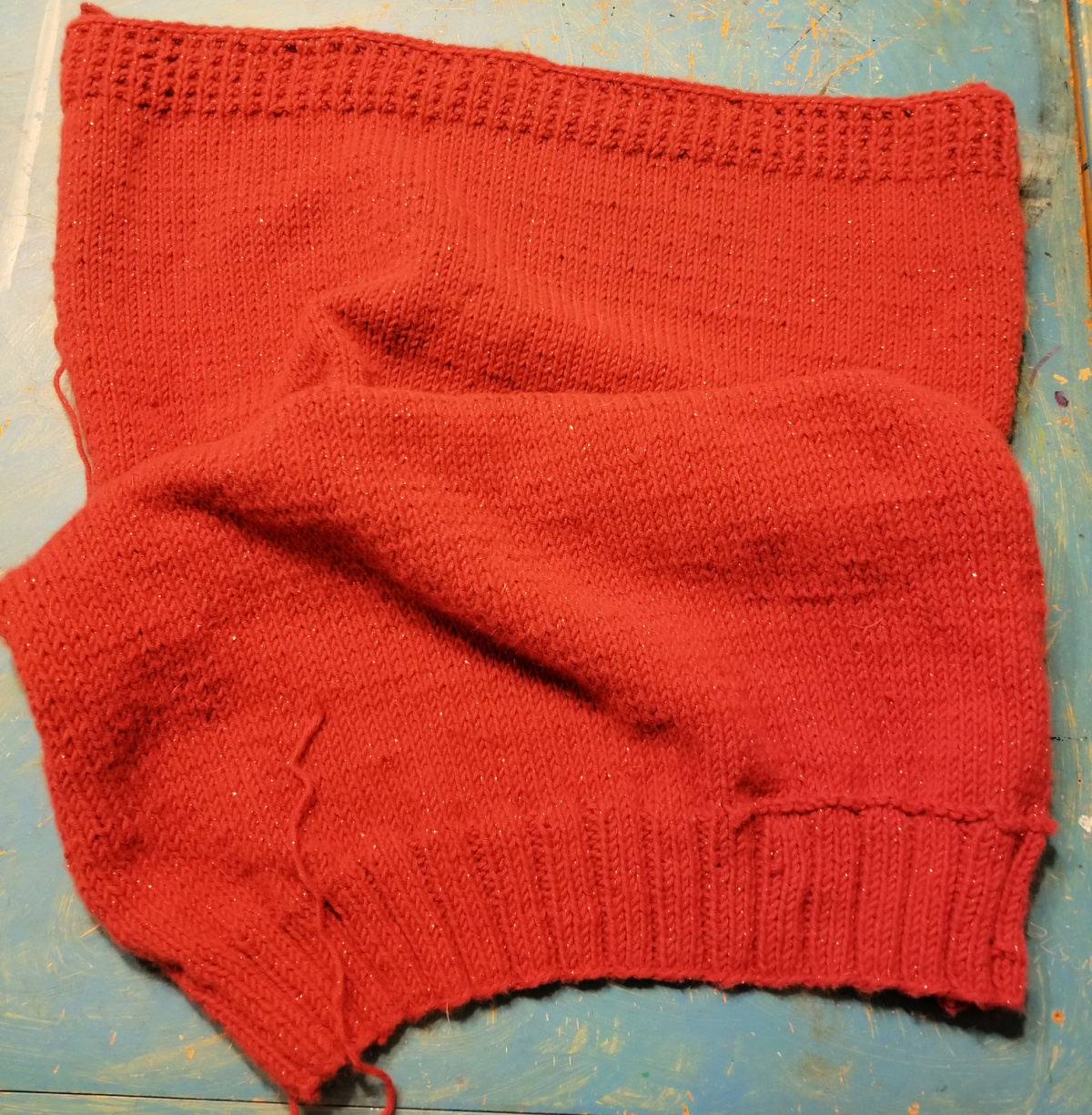 My First Knitted Sweater - Teadoddles